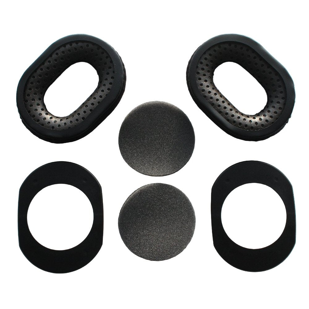 Beyerdynamic DT250 black ear cushion set SKU 942704 — rear view of pair